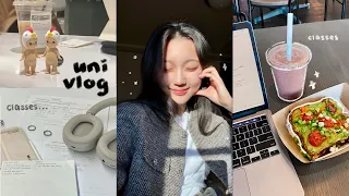 uni vlog 🍒 campus life, long productive days, classes, studying, dance & bowling night 🎳
