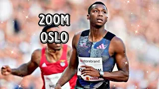Erriyon Knighton breaks meet record in Oslo 200m - Diamond League 2023