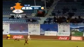 Bhutan Vs Sri Lanka-Bhutan on lead by 1 goal