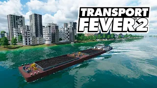 Transport Fever 2 - Много угля для производства стали! #43