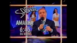 Chamada: Sabadão Especial: Atrações do Mês de Janeiro - SBT (06/01/2001)