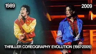 Michael Jackson | Thriller Dance Coreography Evolution (1987-2009)