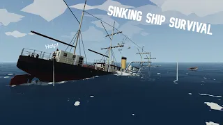 Sinking Ship Survival (Stormworks Build And Rescue)