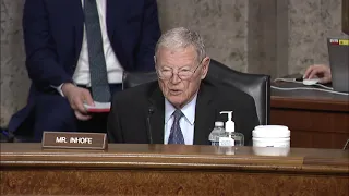 Inhofe Denounces Calendar-Based Withdrawal from Afghanistan at Armed Services Committee Hearing
