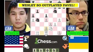 Wesley So Outplayed Pavel  I  Wesley So vs Pavel Eljanov (1-0)  Chess.com Rapid 2022 Week 25 Round 1