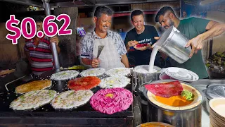 $1 Indian Street Food - CHEAPEST and Best Food in Bengaluru, India!!