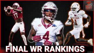 Final top-15 NFL Draft WR rankings + Louisville WR Jamari Thrash joins show