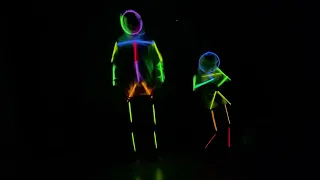 Stick man glow