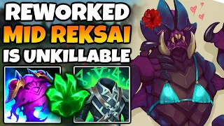 REWORKED REKSAI MID is UNKILLABLE. CRAZY HEALING Makes You IGNORE ALL TRADES