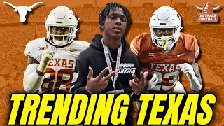 Monday Roundup: Who is Trending Up? | Texas Longhorns | Spring Football | Dakorien Moore
