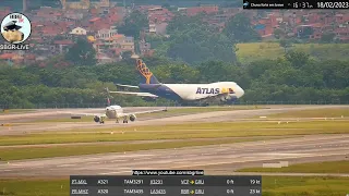 ESTÁVAMOS FILMANDO O 747 DA ATLAS QUANDO DE REPENTE...