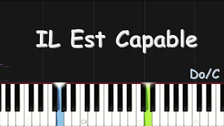 ICC Gospel Choir - IL Est Capable | EASY PIANO TUTORIAL BY Extreme Midi