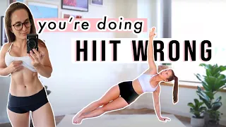 How to REALLY do HIIT for Weight Loss & Health Benefits | HIIT Workout Formula +  Upper Body Workout