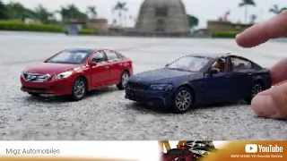 BMW M550i vs Hyundai Sonata | Luxury Sedans | Diecast Model Cars
