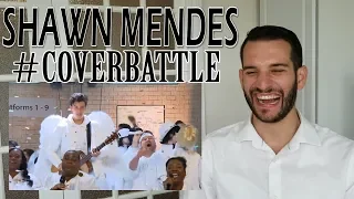 VOCAL COACH reaction to SHAWN MENDES cover battle with JAMES CORDEN