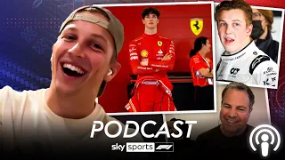 REACTING to Ollie Bearman’s F1 debut with Liam Lawson | Sky Sports F1 Podcast