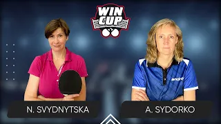 18:30 Nataliia Svydnytska - Anzhela Sydorko West 3 WIN CUP 08.01.2024 | TABLE TENNIS WINCUP