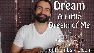 Dream a little dream of me - Finger Picking Jazz Ukulele Tutorial