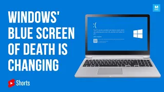 Microsoft Windows' Blue Screen of Death is Changing #Shorts