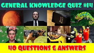 General Knowledge Trivia Quiz (Part 14)