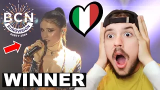 ANGELINA MANGO - La Noia - Barcelona Eurovision Party 2024 (REACTION)