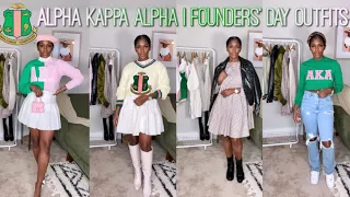 AKA | FOUNDERS’ DAY OUTFITS 💗💚💗