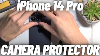 How to Install Camera Protector on iPhone 14 Pro - Apply Tempered Glass for iPhone 14 Pro Camera