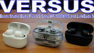 Beats Studio Buds Plus Vs Sony WF-1000XM5 & Linkbuds S