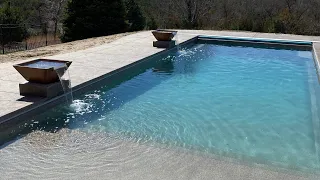 Latham Corinthian 16 fiberglass pool installation and landscaping - 2020/2021