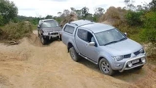 Jeep Grand Cherokee vs Mitsubishi Triton L200 @ Powerlines Track