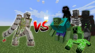 Mutant Iron Golem VS Mutant Creatures.