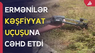 Şuşada ermənilərə məxsus kvadrakopter endirildi - APA TV