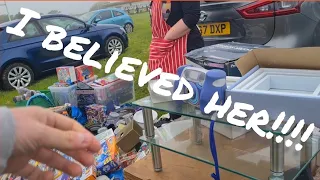 She said it worked... I TOOK THE CHANCE at the car boot sale #ebay #ebayseller #ebayreseller