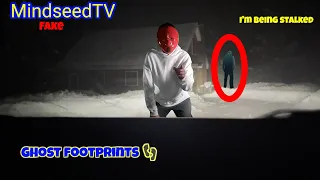 MindseedTV Fake ghostly footprints! #StagedParanormal #MindseedTV
