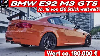 BMW E92 M3 GTS Review | 450 PS | Nr. 18 von 150 Stück weltweit! ꓲ Ich durfte Ihn fahren! 😍