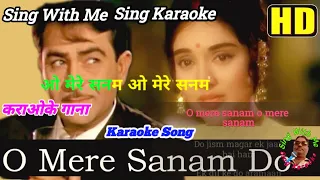 Karaoke song O mere sanam O mere sanam, कराओके गाना,ओ मेरे सनम ओ मेरे सनम#latamangeshkar #mukesh