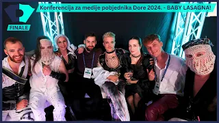 Konferencija za medije pobjednika Dore 2024. - Baby Lasagna!
