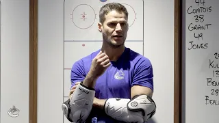 Kevin Bieksa Addresses the Canucks in Locker Room