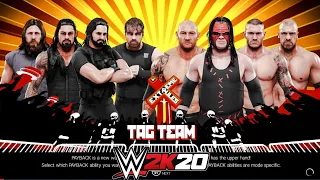 WWE 2K19 The Shield & Daniel Bryan VS. Kane & The Evolution | 8 Man Tag Team Elimination Match