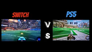 Rocket League on PS5 VS Nintendo Switch!