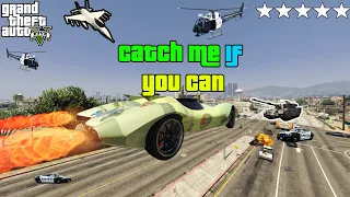 Police Chase in Scramjet - GTA V Gameplay