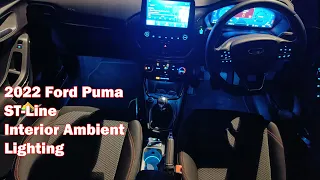 2022 Ford Puma ST-Line Interior Ambient Lighting #Ford #Puma #ST-Line