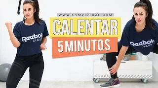 Calentar con 5 minutos de cardio | IDEAL PARA ANTES DE ENTRENAR