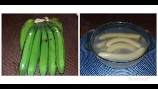 How To Select and Cook Jamaican Green Bananas