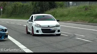 Opel Astra OPC 2.0 Turbo 350+ hp - Start Up, Revs. Flames and EPIC Accelerations!!