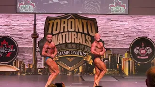 Bodybuilding pre judging round Toronto Naturals.