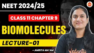 BIOMOLECULES Class 11 Biology - INTRODUCTION | Lecture 1 | NEET 2024/25 Biology | Amrita Ma'am