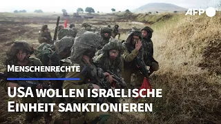 USA wollen berüchtigte israelische Armee-Einheit sanktionieren | AFP