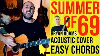 Easy Acoustic Guitar Lesson / Cover Summer of '69 Bryan Adams