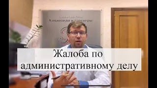 Жалоба по административному делу: помощь адвоката